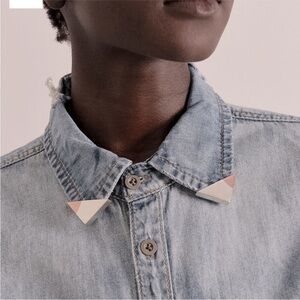 Anthropologie One Teaspoon El Rancho Collar Tips - Rose Gold